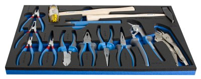 Set de clesti BI si ciocan in modul de spuma, Dim. / Bucati: 14