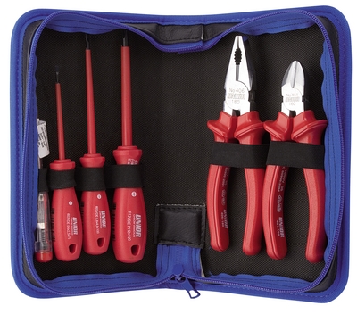 Set de scule VDE in husa tip mapa - 906VDE Unior , Dim. / Bucati: 6