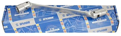 Set de chei tubulare dublu articulate in cutie de carton Unior - 202/1CB, Dimensiune: 8-22 / 7buc