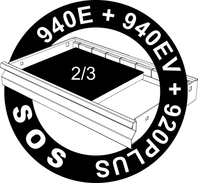 Modul SOS pentru capete chei tubulare 1/2" - vl964/19SOS, L: 364