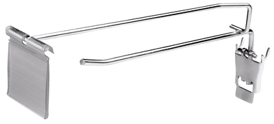 Carlig de expunere cu placuta pentru afisare pret - 997.3 Unior, L: 150