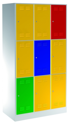 Vestiar cu 9 compartimente - 950/9 Unior, B: 500